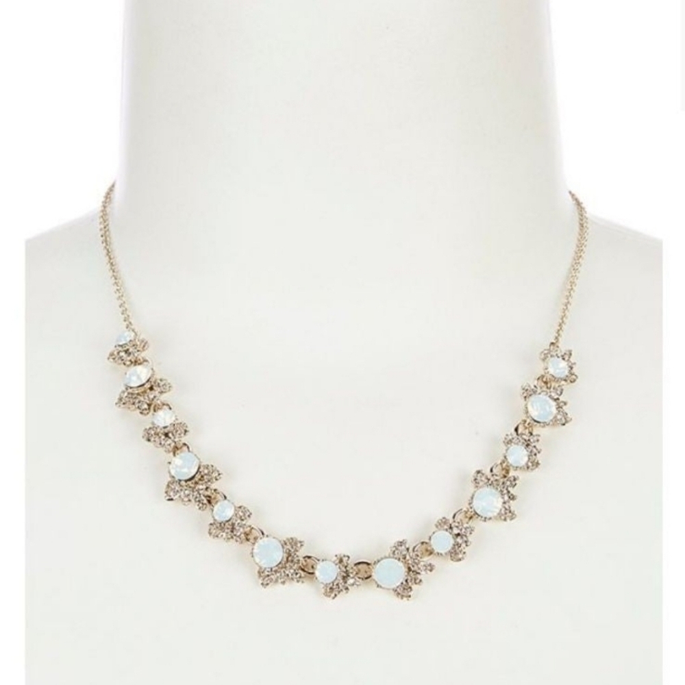 Marchesa Crystal Floral Necklace